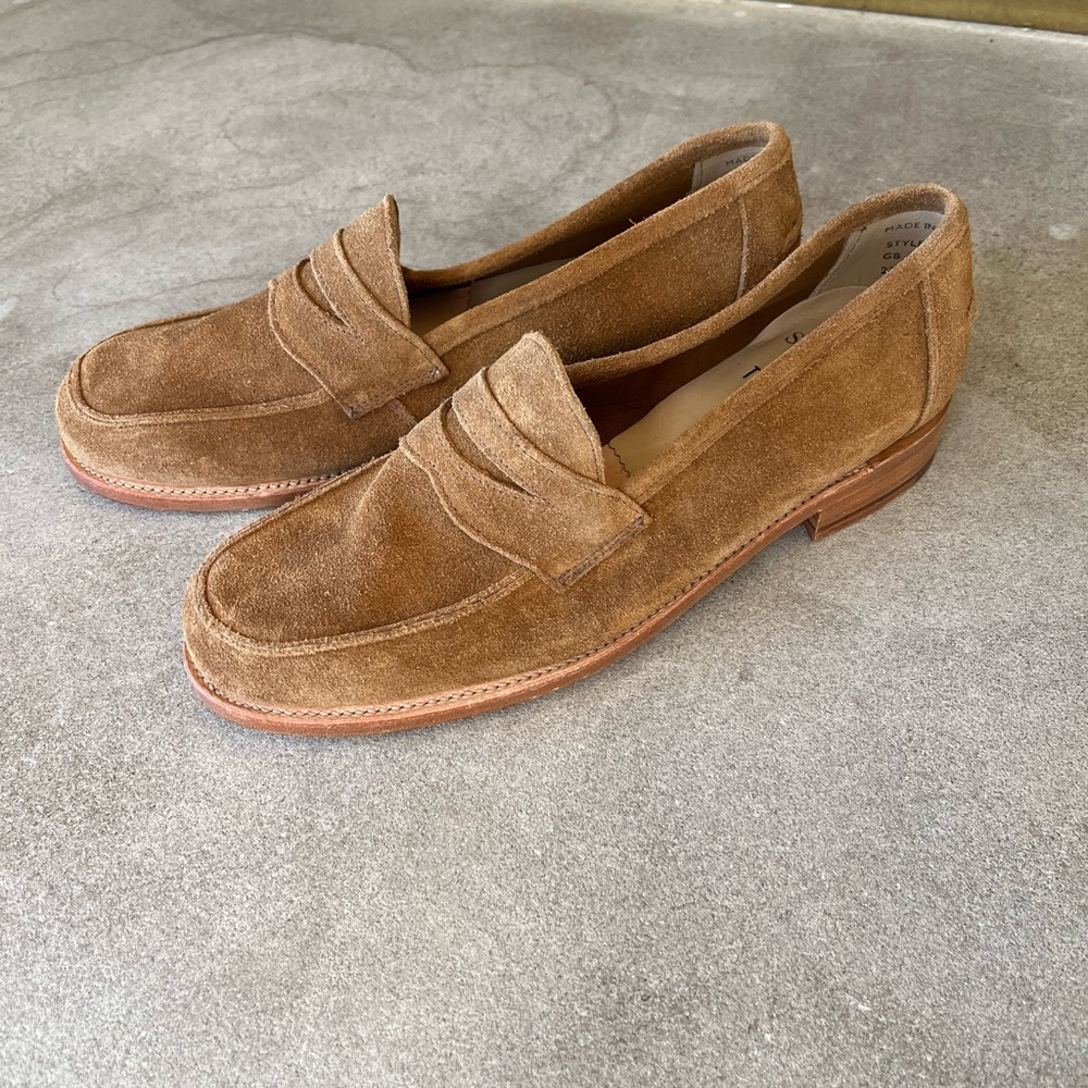 Todd Snyder x Sanders Edwin Suede Loafers